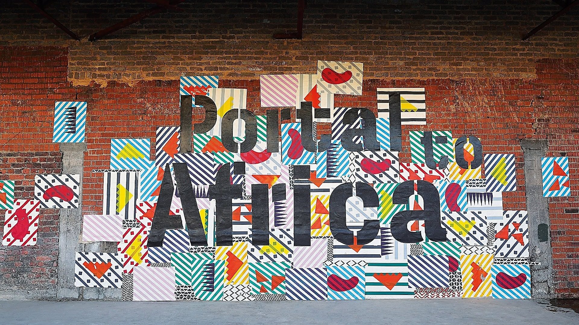 cloutsa-portal-to-africa-geometric-mural-installation